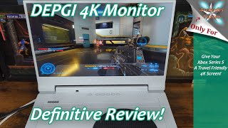 DEPGI 4K Xbox Series S Monitor Review  Take Your Portable Xbox Setup To Another Level [upl. by Noemis533]