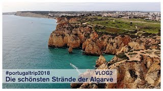 🇩🇪 Die schönsten Strände der Algarve  portugaltrip2018 VLOG 2 [upl. by Feune]