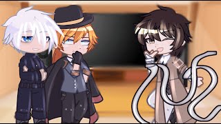 Fandoms React To Dazai  Gacha React [upl. by Winchester]