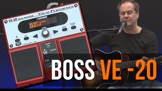 Boss VE  20 Vocal Processor Demo  Review Featured In Guitar Interactive Magazine [upl. by Anyala320]