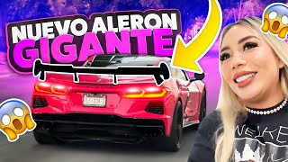 NUEVO ALERON GIGANTE PARA MI CORVETTE C8…KarlaGroo [upl. by Ahsiea]