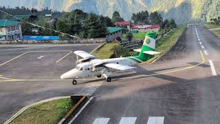 Landing and Takeoff at Lukla Airport [upl. by Inge852]