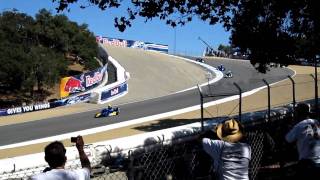 Rossi Wayne Rainey Roberts famous racers exhibition kart race at Laguna Seca 2009 [upl. by Katonah]