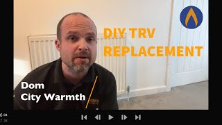 How to replace a Radiator TRV head YOURSELF [upl. by Britte]