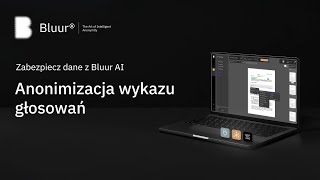 Anonimizacja wykazu głosowań  zabezpiecz dane z Bluur AI [upl. by Fraya]