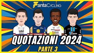 Quanto costerà TADEJ POGACAR al Fantacycling 2024 con Riccardo Magrini e Wladimir Belli [upl. by Reinal]