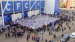 Leicester City Helicopter Crash Tributes Pour In [upl. by Orr4]