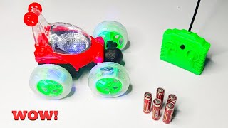 Remote Control 360 Rotation Stunt Car Unboxing And Testing Video [upl. by Camilia]