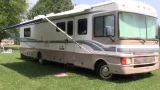 1999 Fleetwood Bounder 36S class A gas motorhome walkaround video [upl. by Alilad]