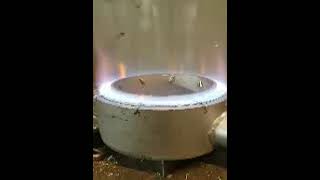 Large LPG gas ring burner [upl. by Muire]