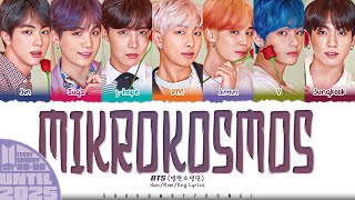 BTS 방탄소년단 Mikrokosmos 소우주 Lyrics Color Coded HanRomEng  UNTIL 2025 19 [upl. by Durham5]