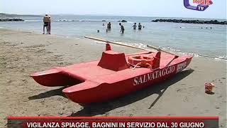 VIGILANZA SPIAGGE BAGNINI IN SERVIZIO DAL 30 GIUGNO [upl. by Areem]