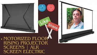 Motorized Floor Rising Projector Screens  Alr screen electric 👆👍home theatre projection screen🇮🇳🌹 [upl. by Hollington]