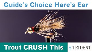 Guides Choice Hares Ear Fly Pattern Tutorial [upl. by Yesdnil396]