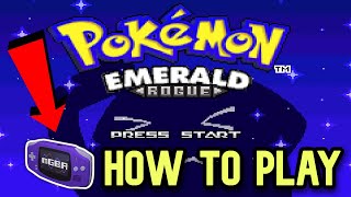 How To Download and Setup Pokemon Emerald Rogue V20 [upl. by Itaws412]