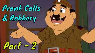 Prank Calls amp Robbery Part  2  Chimpoo Simpoo  Detective Funny Action Comedy Cartoon  Zee Kids [upl. by Tessi]