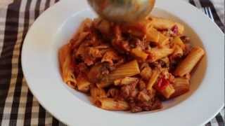 Chicken Riggies  Rigatoni with Spicy Chicken Tomato Cream Sauce [upl. by Snahc]