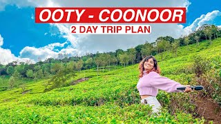 OotyCoonoor Travel Vlog  Toy Train Tea estates Zipline Highest peak amp more [upl. by Aryajay707]