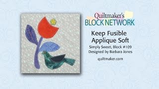 Keep Fusible Applique Soft [upl. by Ancier28]