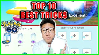 Top 10 Best Tips amp Tricks Everyone Must Know in Pokemon GO [upl. by Winwaloe]