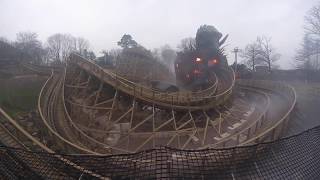 Wicker Man  Off Ride Alton Towers [upl. by Anitac933]