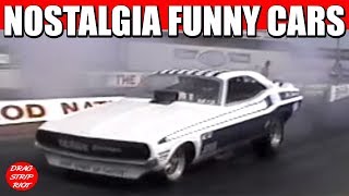 Nostalgia Funny Cars Drag Racing Goodguys Hot Rod Nationals [upl. by Delainey]