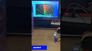 DIY Radar System Using Ultrasonic sensor and Servo  Arduino Project [upl. by Ronny838]