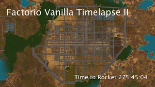 Factorio Vanilla Megabase Timelapse II [upl. by Enaht]