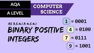 AQA A’Level Binary positive integers [upl. by Anhpad]