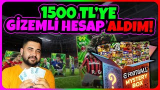 1500 TLYE GİZEMLİ HESAP ALDIM OLMAYAN FUTBOLCU YOK😱 BU HESABI SİZLERE VERİYORUZ eFootball Mobile [upl. by Sonitnatsnoc]