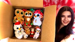 JOLLIEST HOLIDAY BEANIE BOO UNBOXING EVER [upl. by Lissak]