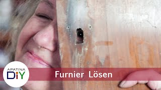 Furnier ablösen Leimen mit natürlichen Leimen Pt 4 [upl. by Nesmat]