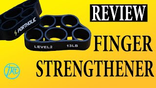 How to use FINGER BANDS  Portholic finger strengthener review [upl. by Alleira]