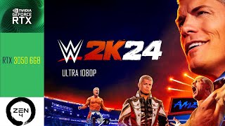 WWE2K24  RTX 3050 6GB LAPTOP  R5 7640HS  2X8GB  LENOVO LOQ [upl. by Liederman]