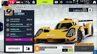 Asphalt 9  Grand Prix  Glickenhaus SCG 007  Car  Final Round 4  Walkthrough 2023 [upl. by Tioneb890]