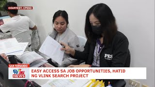 Easy access sa job opportunities hatid ng VLink Search Project  CLTV36 News Clip [upl. by Roberto]