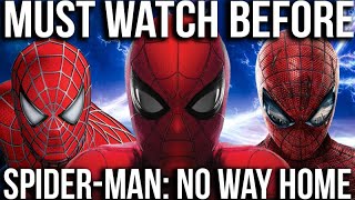 Must Watch Before SPIDERMAN NO WAY HOME  Recap of Every SpiderMan Movie Explained [upl. by Monia]