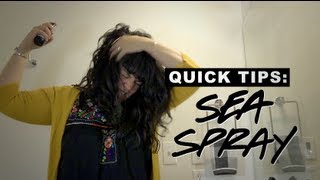 LUSH Quick Tips Sea Spray [upl. by Susann200]