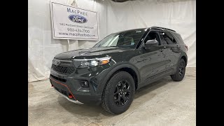 Forged Green 2022 Ford Explorer TIMBERLINE Review  MacPhee Ford [upl. by Eidson545]