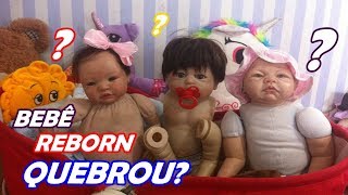 BEBÊ REBORN QUEBROU OS CONECTORES fatimasalvador [upl. by Shae522]