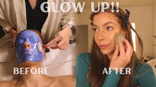 GRWM for a night out amp facial vlogams day 15 [upl. by Irrot]