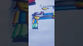 chefsito 🗣️ xd meme dibujo pizza [upl. by Cullin461]