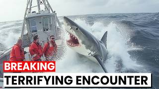 Great White Shark ATTACKS US Coast Guard on August 26th 2024 [upl. by Norihs]