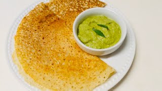 Bajra Moong Dal Dosa amp CoconutCoriander Chutney Winter special Sajje Dose Healthy Recipe [upl. by Nosinned545]