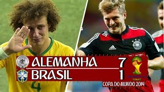 Alemanha 7 x 1 Brasil  Melhores Momentos GLOBO 720p Copa do Mundo 2014 [upl. by Marylinda846]