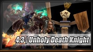 Guide  Death Knight  Unholy Patch 43  Talents  Glyphs  Stats  Gems  Enchants  Rotation [upl. by Lydia]