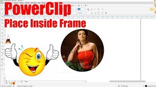 How to Use Corel Draw Powerclip  Place Inside Frame  Edit Powerclip  Extract Content [upl. by Assirak]