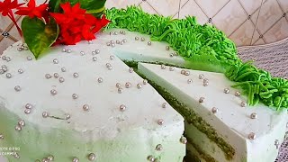 Pistachio cake pista cake recipe in tamilno oven😋 [upl. by Follansbee52]