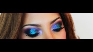 Galaxy Inspired Eye Makeup Tutorial [upl. by Art]