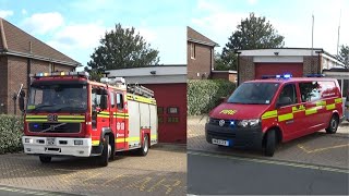 RETAINED ARRIVING GOPRO Portchester Fire Station WrT JH28P4 amp CSU JH28C3 Turnout [upl. by Marela644]